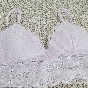 Aerie lace bralette size M